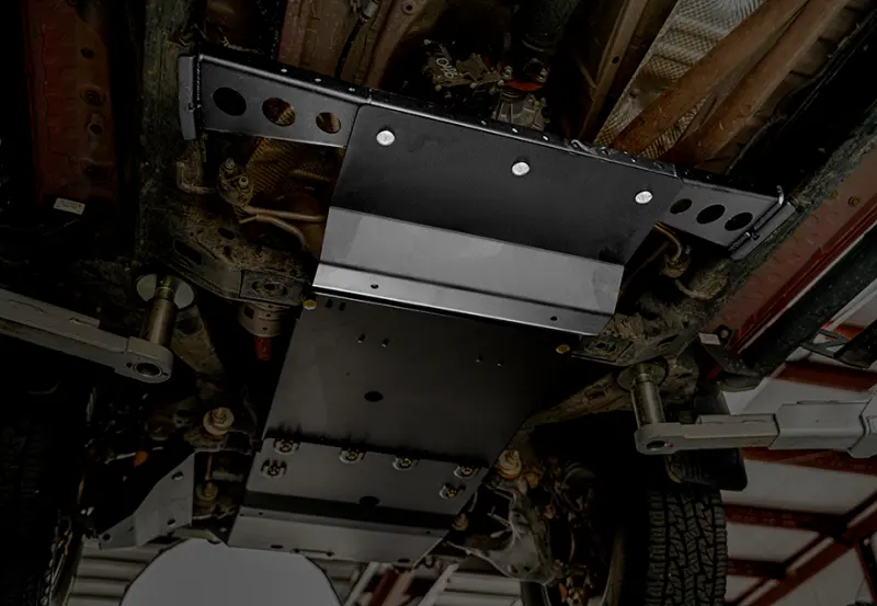 Cali Raised Aluminum Transfer Case Skid Plate For 2016–2023 Toyota Tacoma (Manual Trans) 1