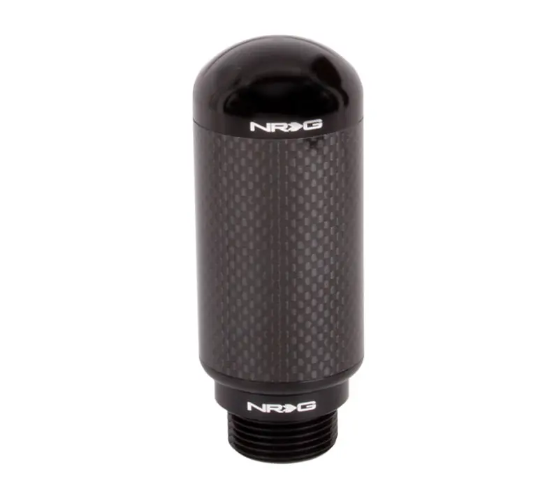 Nrg Stealth Adjustable Shift Knob – M10X1.25 Thread, Carbon Fiber, Universal Fit For Nissan/Mazda/Toyota 1