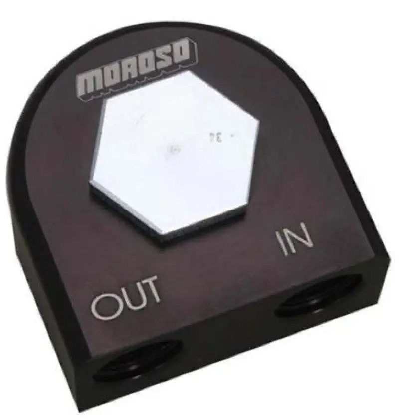 Moroso 90-Degree Universal Remote Oil Filter Adapter – 20Mm X 1.5Mm Thread 1
