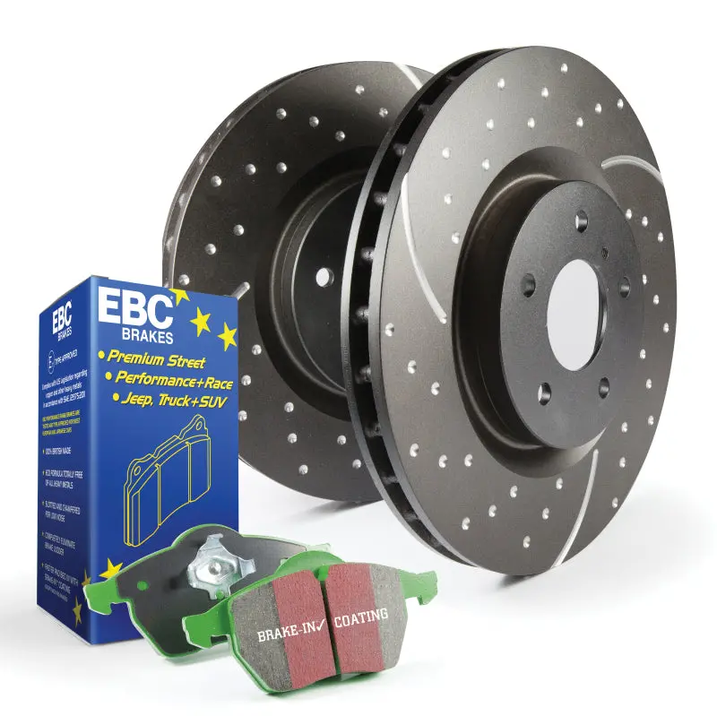 Ebc S10 Brake Kit: Greenstuff Ceramic Pads & Gd Series Rotors 1