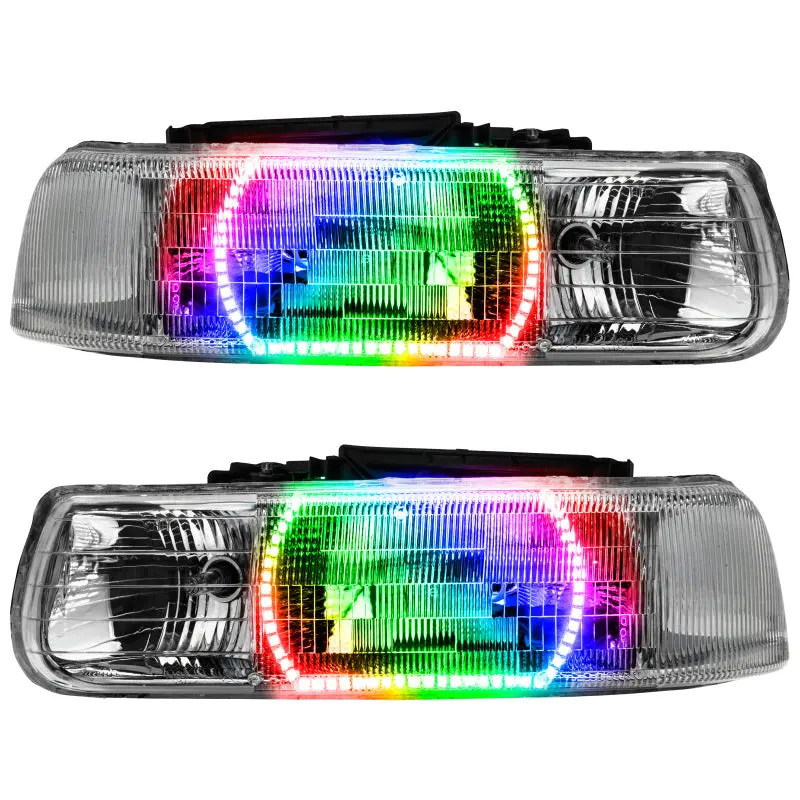 Oracle Colorshift Smd Headlights — Programmable Rgb Lighting For 2000–2006 Chevy Tahoe & Gmc Yukon 1