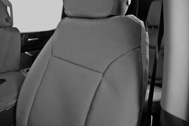 Covercraft Endura Precisionfit Seat Covers For 2021–2024 Ford Escape – Second Row, Silver-On-Silver 1
