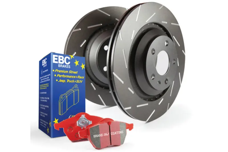 Ebc S4 High-Performance Brake Kit – Redstuff Pads And Usr Grooved Rotors 1