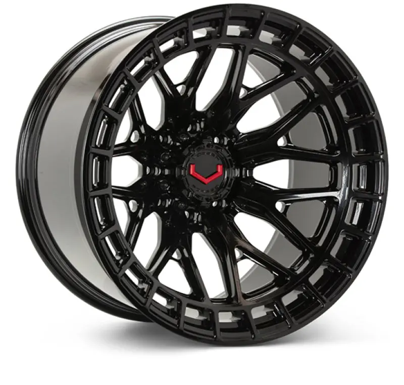 Vossen Lcx-02 Gloss Black Wheel – 24X10, 8X165.1 Bolt Pattern, +15Mm Offset, Deep Lip, 125.1Mm Center Bore 1