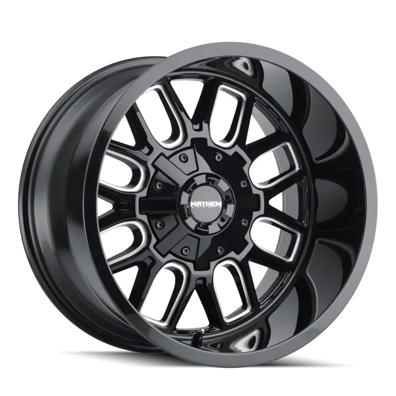 Mayhem Cogent Alloy Wheel – 20X9", 5X139.7 Bolt Pattern, Zero Offset, 110Mm Hub Bore, Matte Black W/ Milled Spokes 2