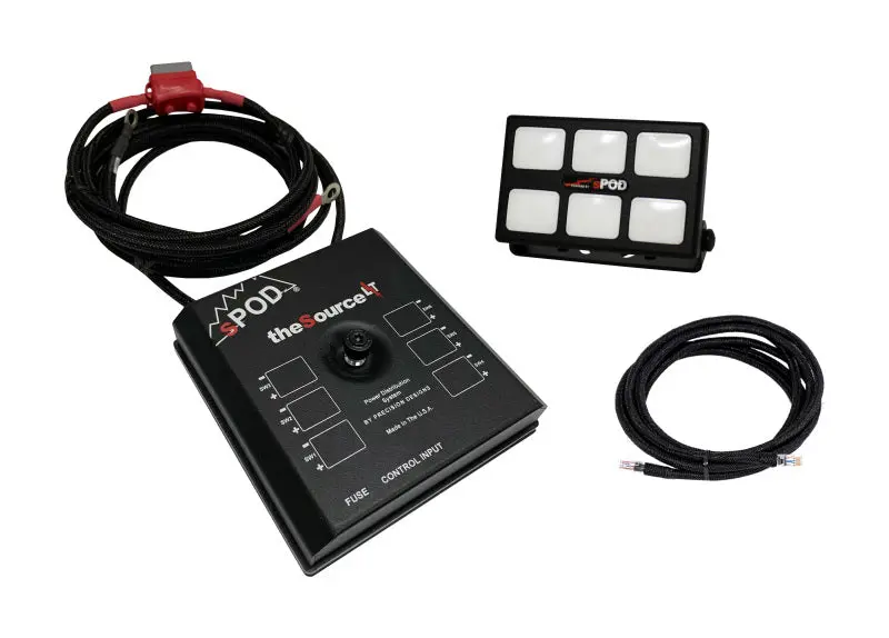 Spod Sourcelt W/ Mini6 Universal Power Distribution Module – Compatible With 36-Inch Battery Cables 1