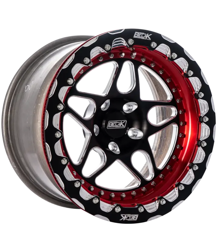 Belak Double Beadlock Wheel – 13X10", 5X100 Bolt Pattern, 5-Inch Backspace, High-Pad Design, Series 3 1