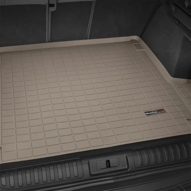 Weathertech Custom Cargo Liners For 2023–2024 Jeep Grand Cherokee Wagoneer L – Tan 1