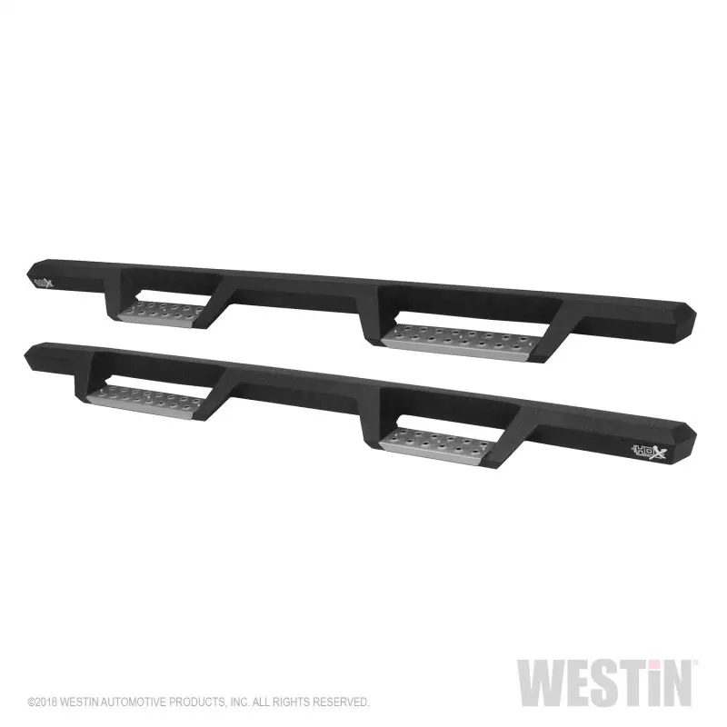 Westin Textured Black Stainless Steel Drop Step Nerf Bars For 1999–2016 Ford F-250/F-350/F-450/F-550 Crew Cab Hdk 1