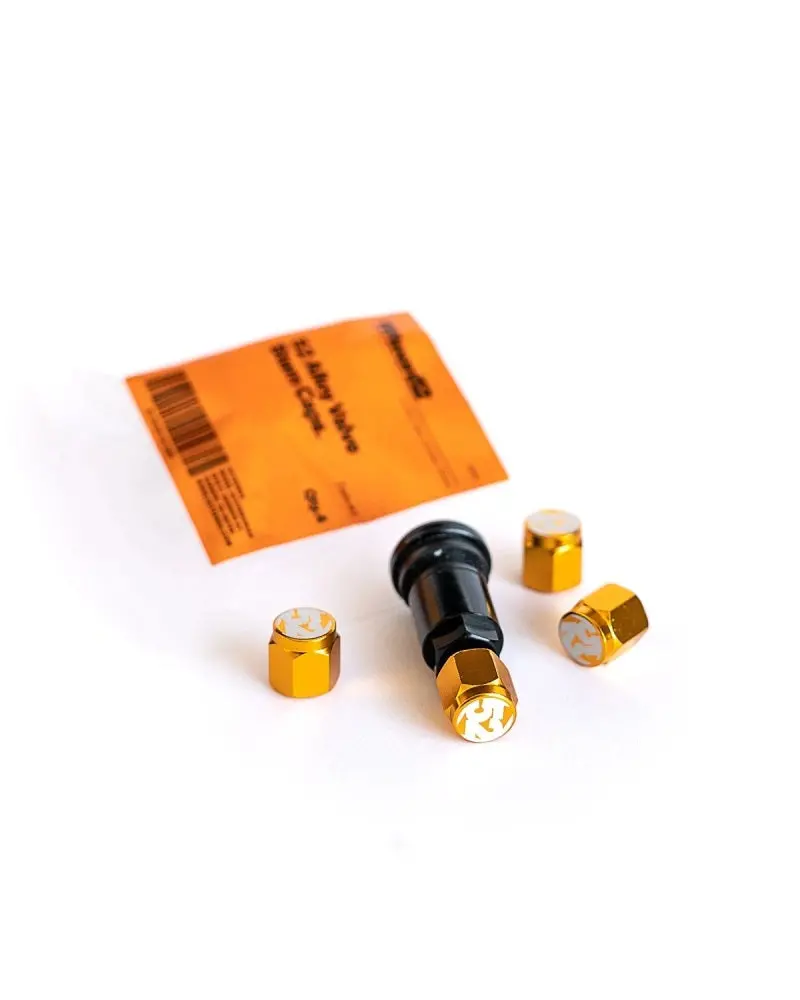 Fifteen52 Gold Anodized Valve Stem Cap Set – Pack Of 4 1