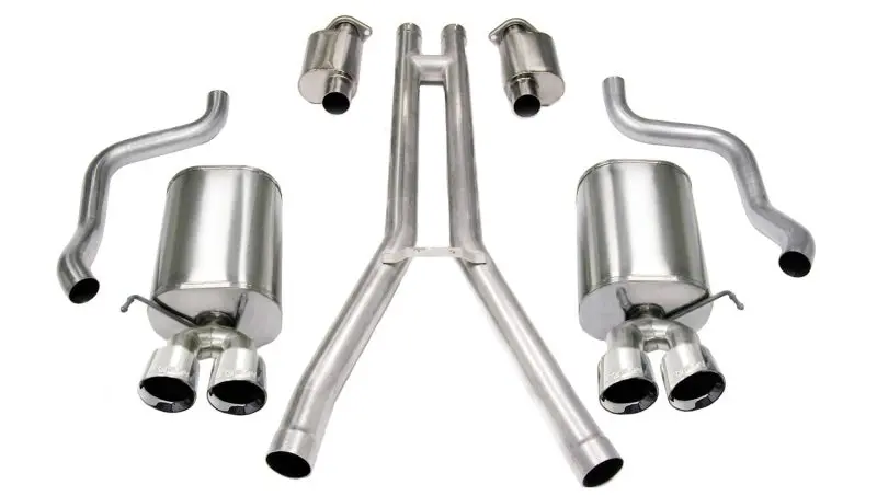 Corsa Sport Cat-Back Exhaust For 2004–2008 Cadillac Xlr – 4.6L V8, Polished Stainless Steel 2