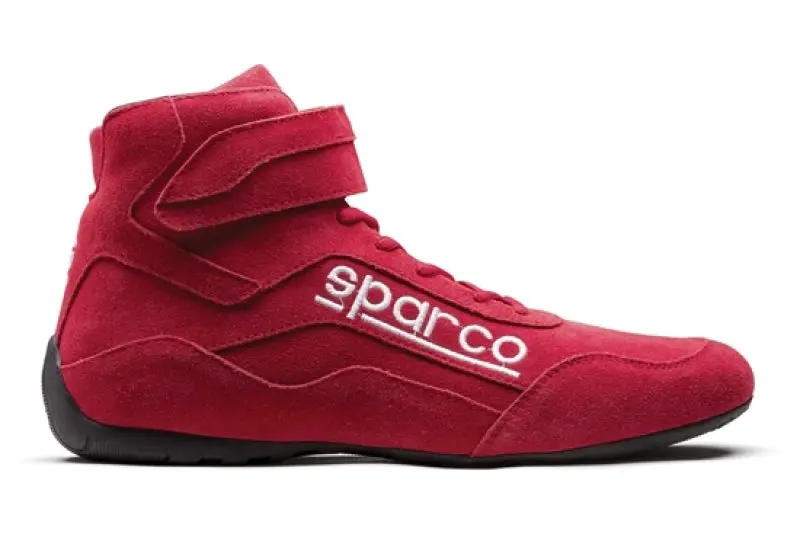 Sparco Race Shoe Model 2 – Size 8.5, Red Upper With Ergonomic Fit 1