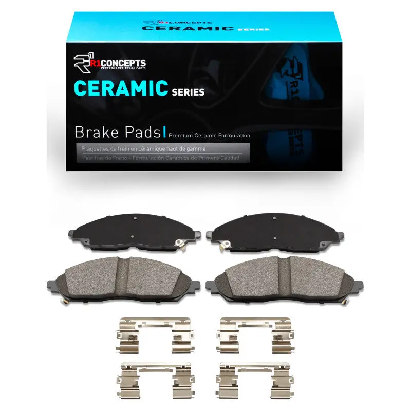 R1 Ceramic Front Brake Pad & Hardware Kit – 2020–2025 Chrysler Pacifica 2