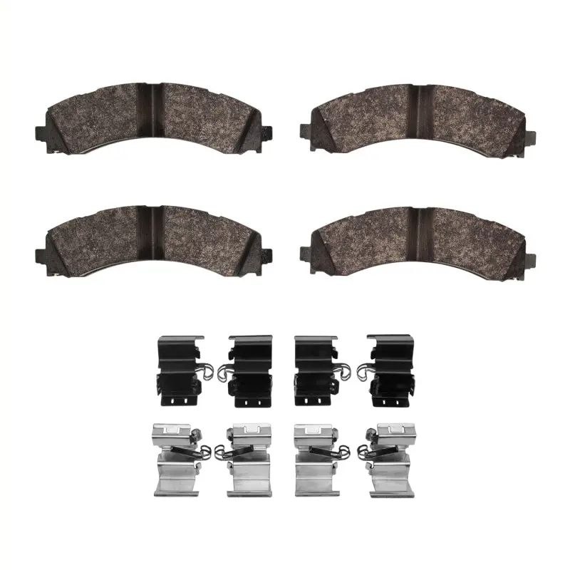 R1 Ceramic Rear Brake Pad & Hardware Kit For 2025 Ram 3500 Heavy-Duty Trucks 1