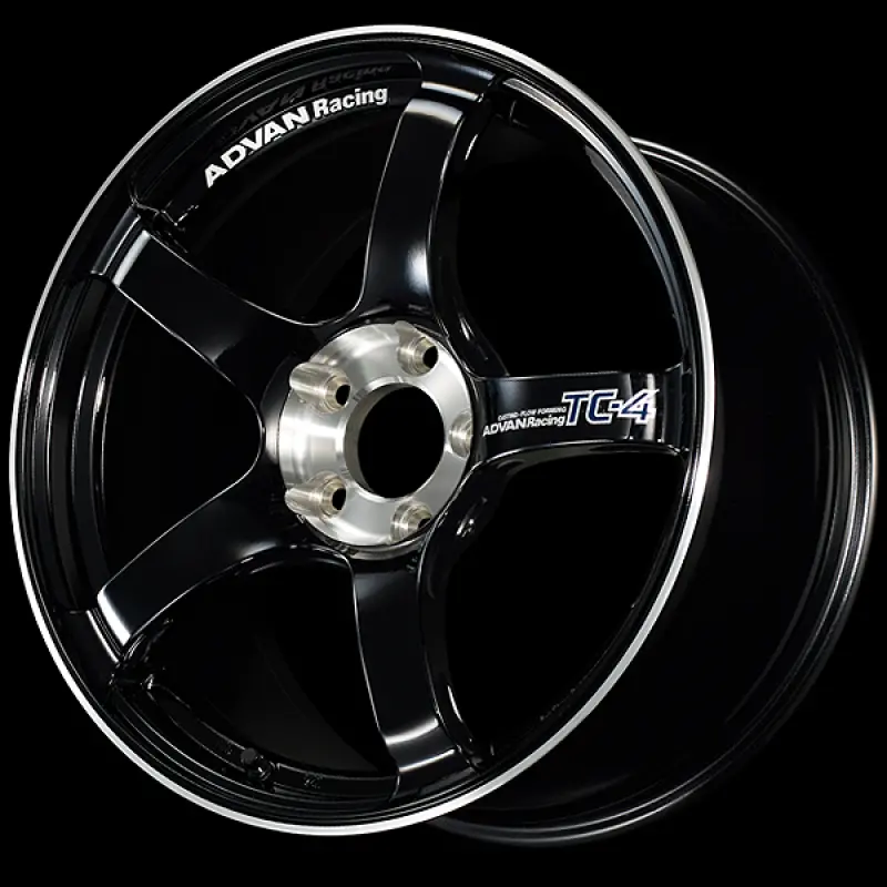 Advan Tc-4 Se 16X7.0 / +31 Offset / 4-100 / 63Mm Bore / Racing Gloss Black & Diamond Cut 1