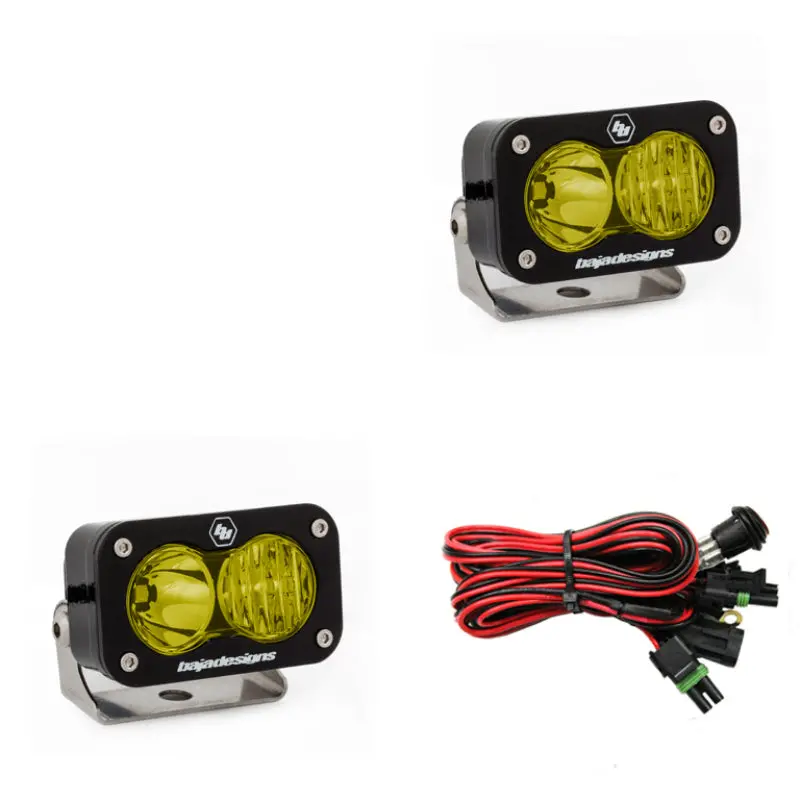Baja Designs S2 Pro Led Driving/Combo Light Pair – Amber Lens 1