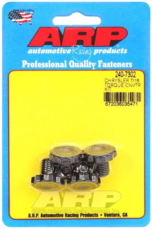 Arp Torque Converter Bolt Kit For Chrysler Torqueflite 727 & 904 Transmissions With Aftermarket Converters 1