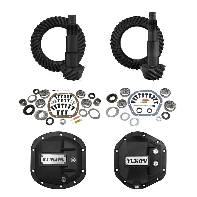 Yukon Master Overhaul Kit Stage 2 Jeep Re-Gear Kit W/Covers For Dana 30/44 4.88 Ratio 24 Spline 1