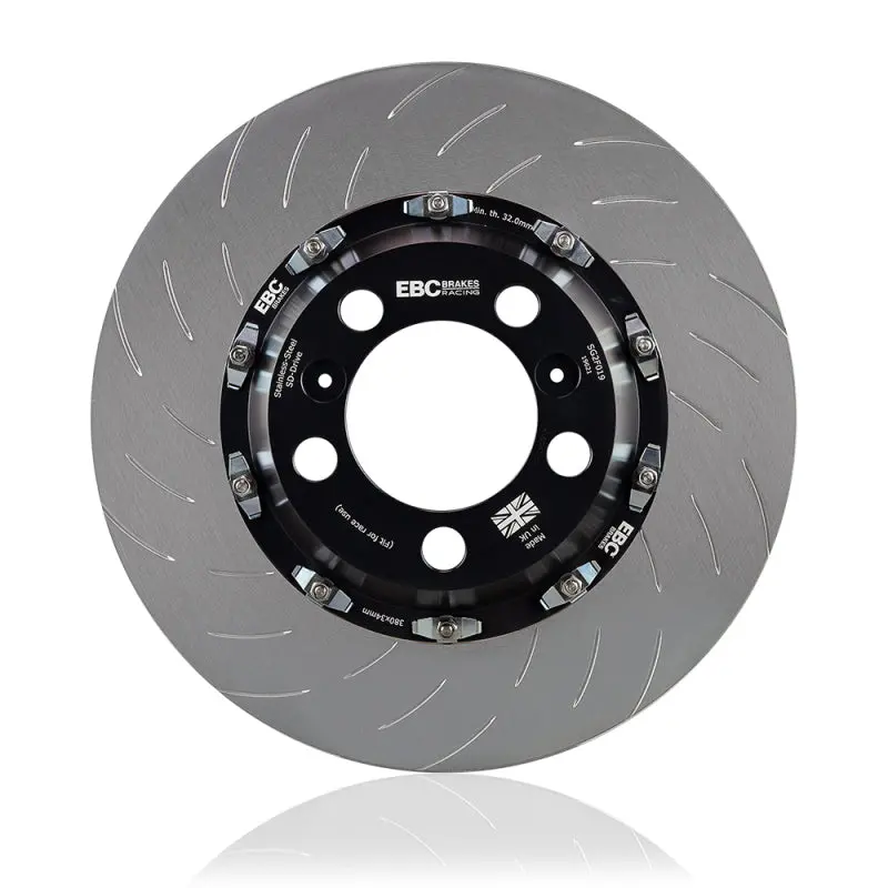 Ebc Racing Two-Piece Front Brake Rotors – Lightweight Sg Series For Nissan Gt-R Nismo R35 1