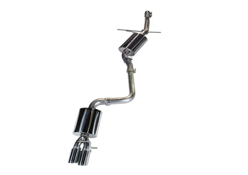 Awe Tuning Touring Edition Exhaust For Audi B8 A4 – Single-Exit Design With Diamond Black Tips 1