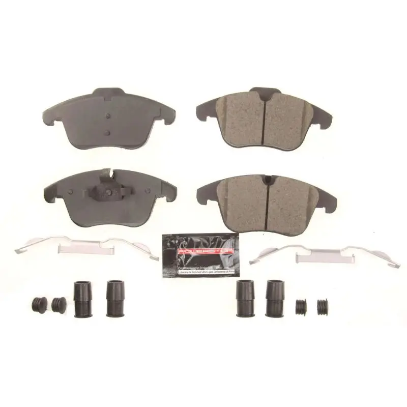 Power Stop 16-18 Jaguar Xe Front Z23 Evolution Sport Brake Pads W/Hardware 1